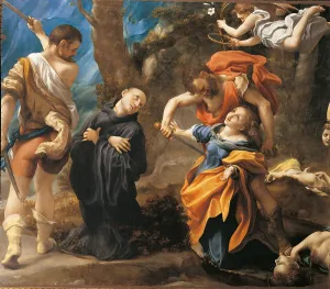 Punishment Prints: The Martyrdom of Four Saints, by Antonio Allegri known as Correggio