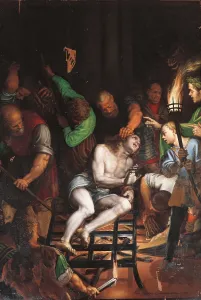 Illuminated Prints: Martyrdom of St Lawrence, by Antonio Campi