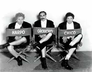 Chico Prints: Marx Brothers - Harpo Marx, Groucho Marx