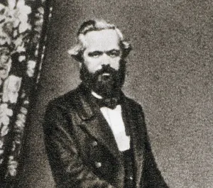 Karl 1818 1883 Prints: MARX, Karl (1818-1883). Portrait of Karl Marx at 45