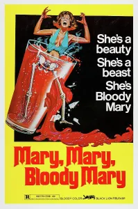 Blood Prints: MARY, MARY, BLOODY MARY, US poster art, 1975