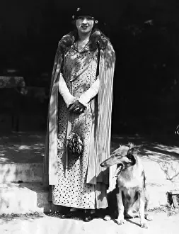 Fur Collar Prints: Mary Miles Minter (1902-1984), American silent film actress