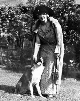 Fur Collar Prints: Mary Miles Minter (1902-1984), American silent film actress