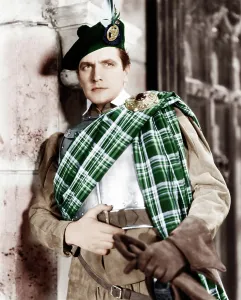 Plaid Prints: MARY OF SCOTLAND, Fredric March, 1936