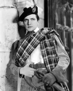 Plaid Prints: MARY OF SCOTLAND, Fredric March, 1936