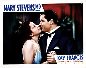 Francis Prints: MARY STEVENS, M.D. from left, Kay Francis, Lyle Talbot, 1933