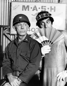 Jamie Prints: MASH, (aka M*A*S*H*), from left: Harry Morgan, Jamie Farr, (1972-1983)