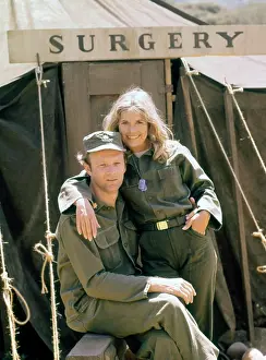 : MASH, (aka M*A*S*H), from left: Larry Linville