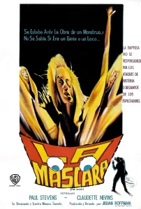 Claudette Prints: THE MASK, (aka LA MASCARA), Argentine poster, Claudette Nevins, 1961