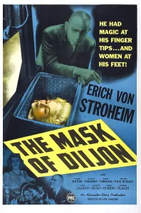 Murder Prints: THE MASK OF DIIJON, US poster, Eric von Stroheim, 1946