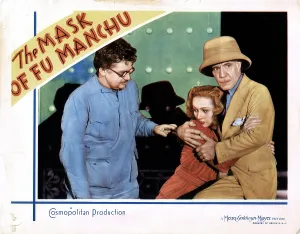 Karen Prints: THE MASK OF FU MANCHU, from left, Jean Hersholt, Karen Morley, Lewis Stone, 1932