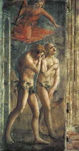 MASOLINO DA PANICALE, Tommaso di Cristoforo Fini, called (1383-1447); MASACCIO, Tomaso di Ser Giovanni di Mone Casai, called (1401-1428). Brancacci Chapel. 1426-1482. ITALY