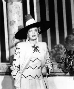 Sun Hat Prints: MASQUERADE IN MEXICO, Natalie Schafer, 1945