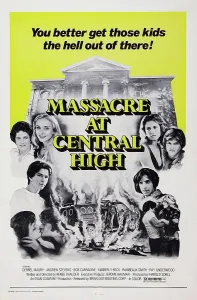 High School Prints: MASSACRE AT CENTRAL HIGH, poster art, 1976