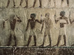 Saqqara Prints: Mastaba of Ti. EGYPT. Saqqara. Mastaba of Ti