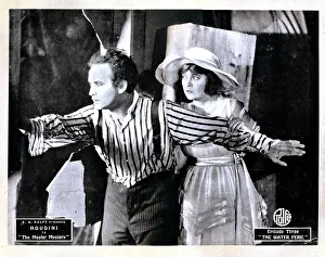 Marsh Prints: THE MASTER MYSTERY, from left, Harry Houdini