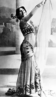 Exotic Dancer Prints: Mata Hari, (1876-1917), Dutch exotic dancer