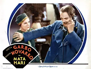 Lionel Prints: MATA HARI, from left, Greta Garbo, Lionel Barrymore, 1931