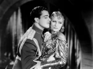 Images Dated 16th December 2015: MATA HARI, from left, Ramon Novarro, Greta Garbo, 1931