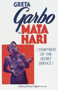 Exotic Dancer Prints: MATA HARI, US poster art, Greta Garbo, 1931