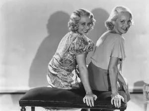 Blondell Prints: THREE ON A MATCH, from left: Joan Blondell, Bette Davis, 1932