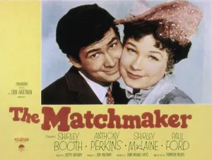 1958 Movies Prints: THE MATCHMAKER, Anthony Perkins, Shirley MacLaine, 1958