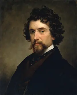 Innovator Prints: MATHEW B. BRADY, by Charles Loring Elliott, 1857, American painting, oil on canvas