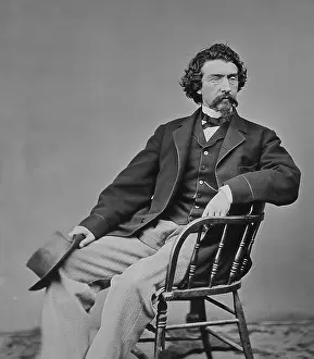 Innovator Prints: Mathew Brady portrait lithograph published in Photographic Art Journal in 1851