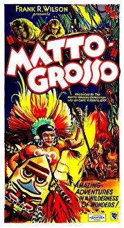 Native American Prints: MATTO GROSSO, poster art, 1933