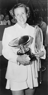 Tennis Prints: Maureen Connolly, (1934-1969), was 16 when she won her first US women's singles Championship at Forest Hills
