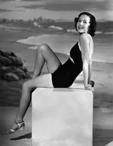 Bathing Suit Prints: Maureen O'Sullivan, ca. 1930s