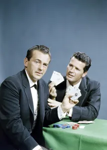 MAVERICK, from left: Jack Kelly, James Garner, (1959), 1957-1962