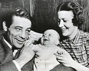 Heavyweights Prints: Max Baer with his wife, Mary Ellen Sullivan