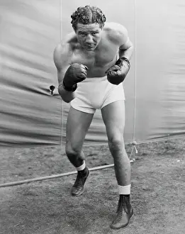 Heavyweights Prints: Max Baer, former World Heavyweight Champion at his training camp in Speculator