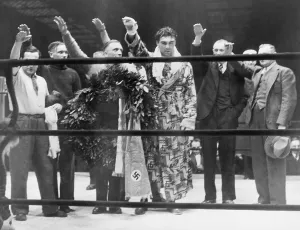 Heavyweights Prints: Max Schmeling, with attendants