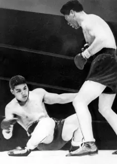 Louis Prints: Max Schmeling defeats Joe Louis in 12 rounds