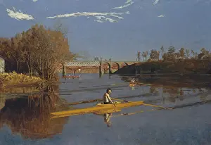 Oars Prints: MAX SCHMIDT IN A SINGLE SCULL, by Thomas Eakins