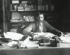 Playwright Prints: Maxim Gorky, Russian Social Realist author in native costume