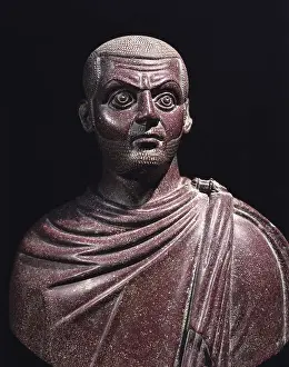 Late Empire Prints: Maximianus. 286. Detail. Late-Roman portrait