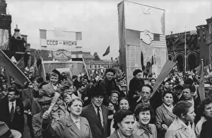 Moscow Prints: May Day celebration is Moscow, 1960