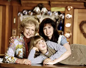Restaurant Prints: MAYBE THIS TIME, from left, Betty White, Ashley Johnson, Marie Osmond, 1995-96
