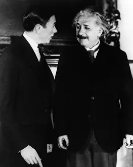 Walker Prints: Mayor James Walker and Albert Einstein