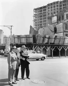 Moses Prints: Mayor Robert Wagner (right)