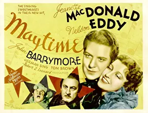 Bing Prints: MAYTIME, from left: Herman Bing, John Barrymore, Nelson Eddy, Jeanette Macdonald, 1937
