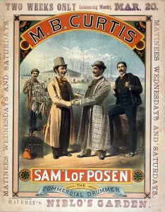 Ethnic Prints: M.B. Curtis played the role of Samuel Plastrick in George Jessop's 1881 play