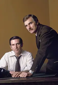 Dennis Prints: MCCLOUD, from left: J.D. Cannon, Dennis Weaver, 1974, (1970-1977)