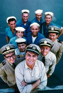 Gary Prints: MCHALE'S NAVY, clockwise from top left: Edson Stroll