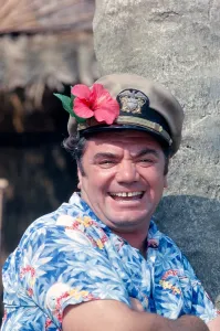 Laughing Prints: MCHALE'S NAVY, Ernest Borgnine, on set, (Season 1, 1962), 1962-1966