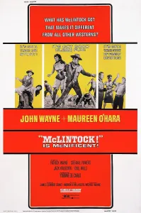 Stefanie Prints: MCLINTOCK!, US poster art, left and center insets: John Wayne