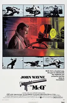 Taking Aim Prints: MCQ, US poster art, John Wayne, Al Lettieri, 1974